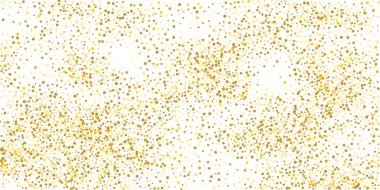 Altın parıltılı konfeti