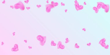 Sevgililer Günü için konfeti kalpleri.