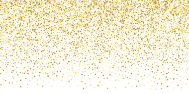 Altın parıltılı konfeti