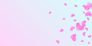 Sevgililer Günü için konfeti kalpleri.