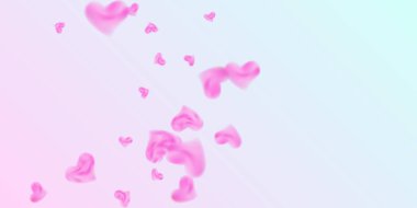 Sevgililer Günü için konfeti kalpleri.