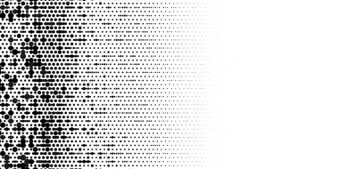 Soyut yarım ton noktaları.