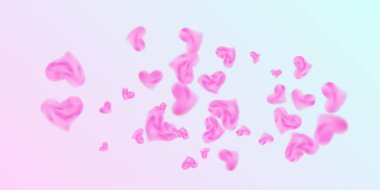 Sevgililer Günü için konfeti kalpleri.