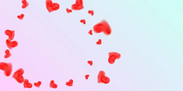 Серця конфетті на день валентинки — стоковий вектор