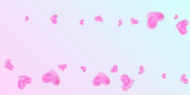 Sevgililer Günü için konfeti kalpleri.