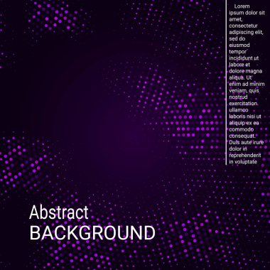 Soyut neon yarı ton noktaları.