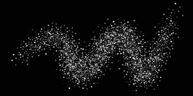 Gümüş parıltılı konfeti