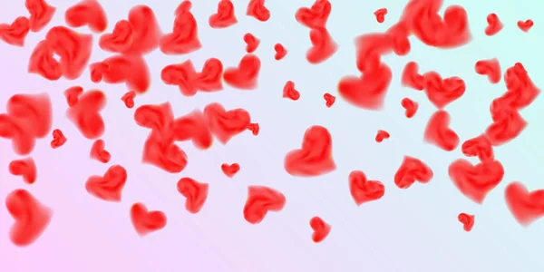 Hati confetti untuk hari valentine - Stok Vektor