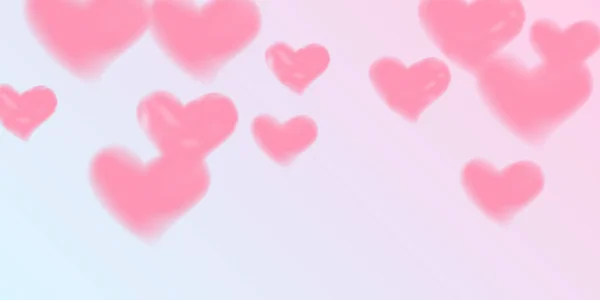 Herzen aus Konfetti zum Valentinstag — Stockvektor