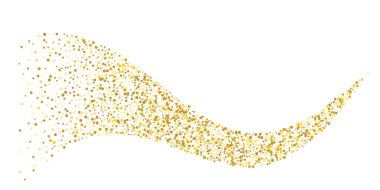 Altın parıltılı konfeti