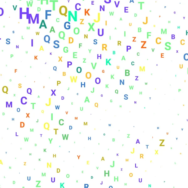 Texture abstraite avec lettres . — Image vectorielle