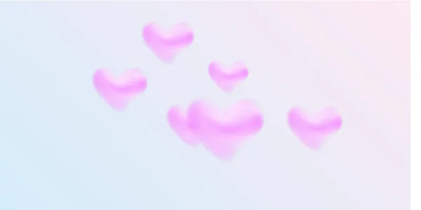 Serca konfetti na Walentynki — Wektor stockowy
