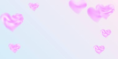 Sevgililer Günü için konfeti kalpleri.