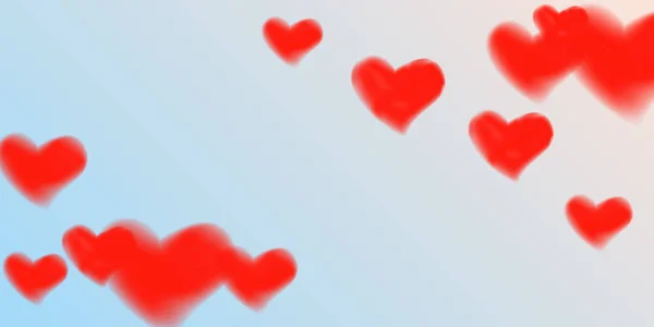 Corazones de confeti para el día de San Valentín — Archivo Imágenes Vectoriales