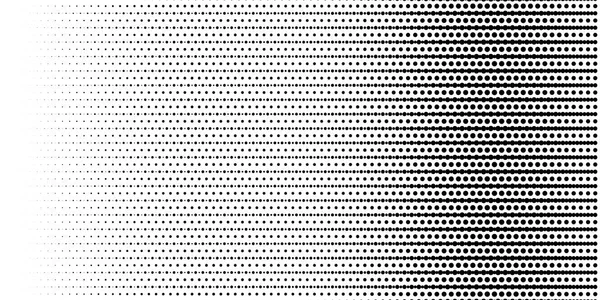 Grange textura semitono de puntos en blanco y negro . — Archivo Imágenes Vectoriales