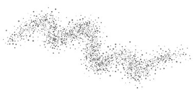 Gümüş parıltılı konfeti