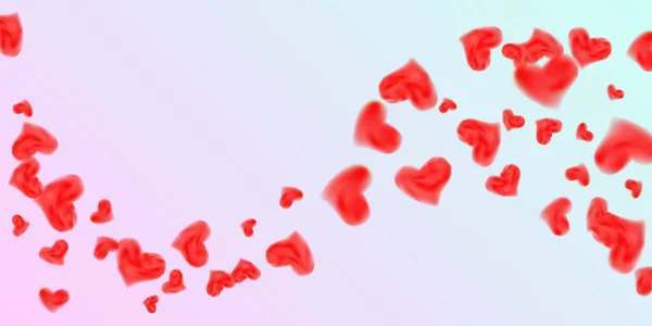 Серця конфетті на день валентинки — стоковий вектор