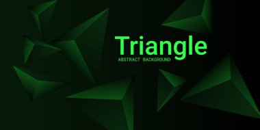 Üçgen arka plan. 3D üçgenlerin soyut bileşimi.