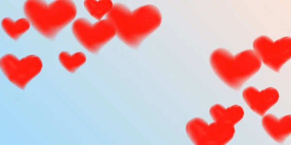 Corações de confete de dia de namorados —  Vetores de Stock