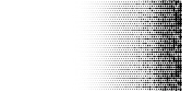 Grange halftone texture of black and white dots. — Stock Vector