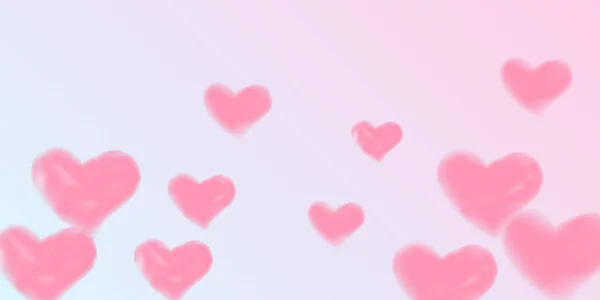 Corações de confete de dia de namorados —  Vetores de Stock