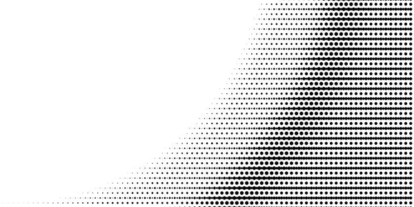 Grange textura semitono de puntos en blanco y negro . — Vector de stock