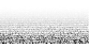 Soyut yarım ton noktaları.