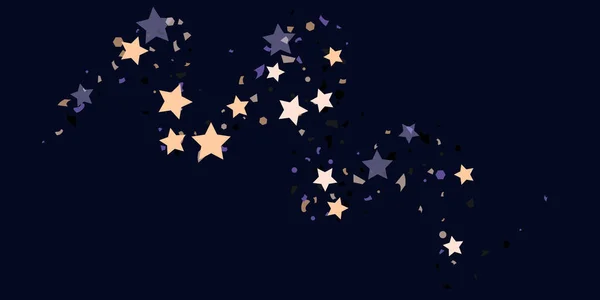 Estrellas caóticas del confeti — Vector de stock