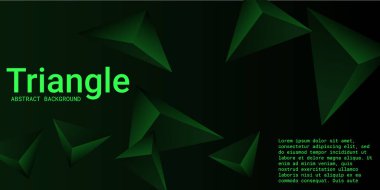 Üçgen arka plan. 3D üçgenlerin soyut bileşimi.