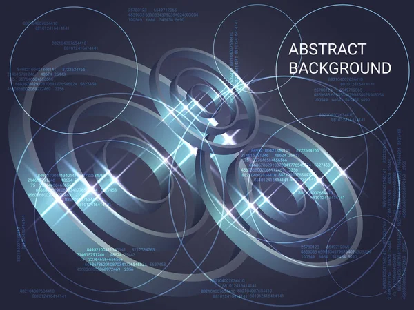 Круги металла сверкают на заднем плане . — стоковый вектор