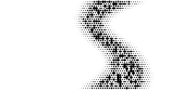 Grange textura semitono de puntos en blanco y negro . — Vector de stock