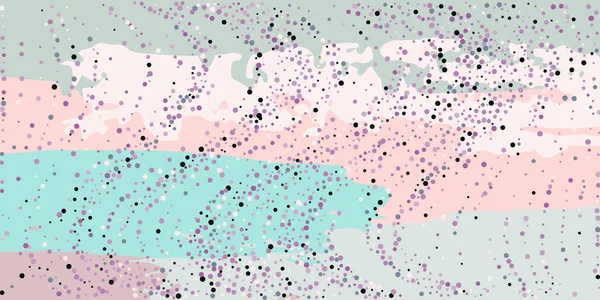 Confetti dots on a striped background — Stock Vector