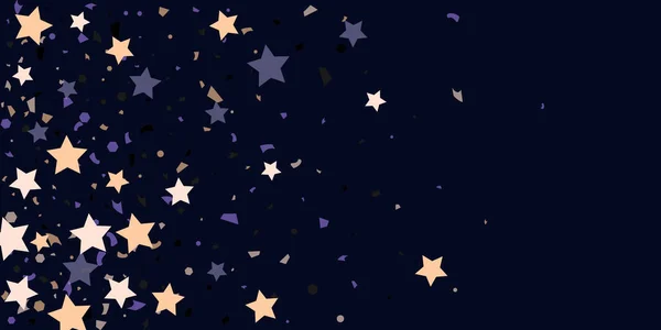 Estrellas caóticas del confeti — Vector de stock