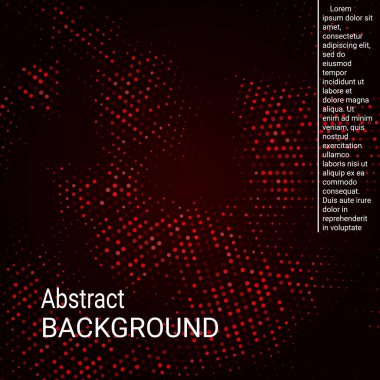 Soyut neon yarı ton noktaları.