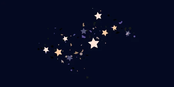 Estrellas caóticas del confeti — Vector de stock