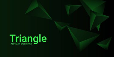 Üçgen arka plan. Üçgen piramitlerin soyut bileşimi.