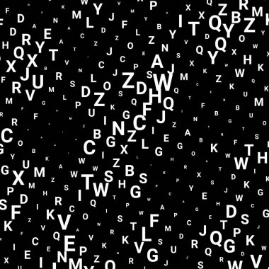 Harflerle Soyut doku. 