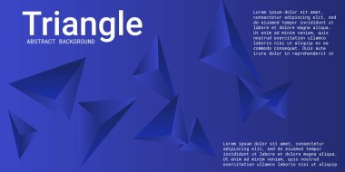 Üçgen arka plan. 3D üçgenlerin soyut bileşimi.