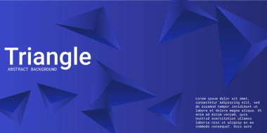 Üçgen arka plan. Üçgen kristallerin soyut bileşimi.