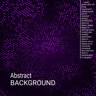 Soyut neon yarı ton noktaları.