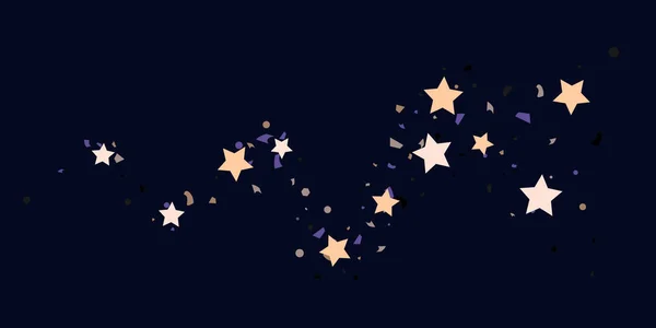 Estrellas caóticas del confeti — Vector de stock