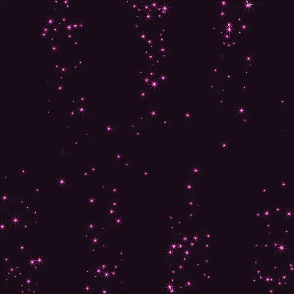 Розовые разбросанные хаотически конфетти-звезды — стоковый вектор