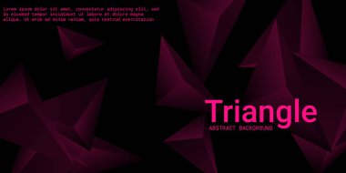 Üçgen arka plan. Üçgen piramitlerin soyut bileşimi.