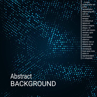 Soyut neon yarı ton noktaları.