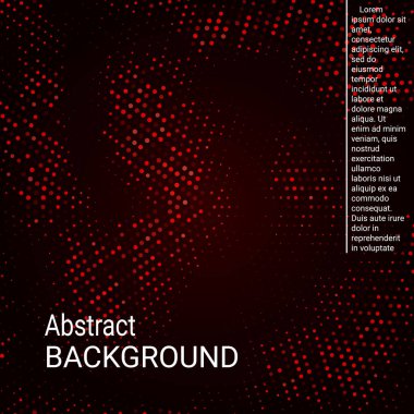 Soyut neon yarı ton noktaları.