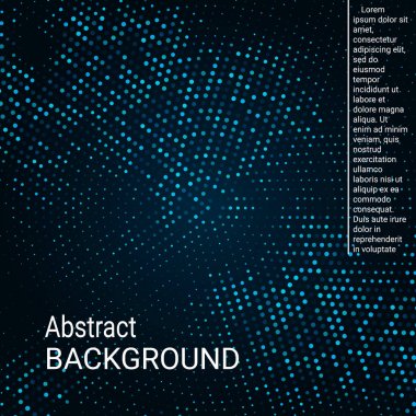 Soyut neon yarı ton noktaları.