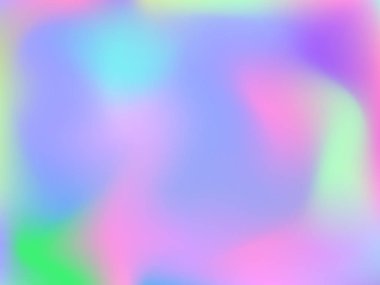 Bulanık gradyan ağ arkaplanı. Renkli yumuşak pankart şablonu. Moda yaratıcı vektör. Kapak için yoğun boş holografik spektrum gradyanı.