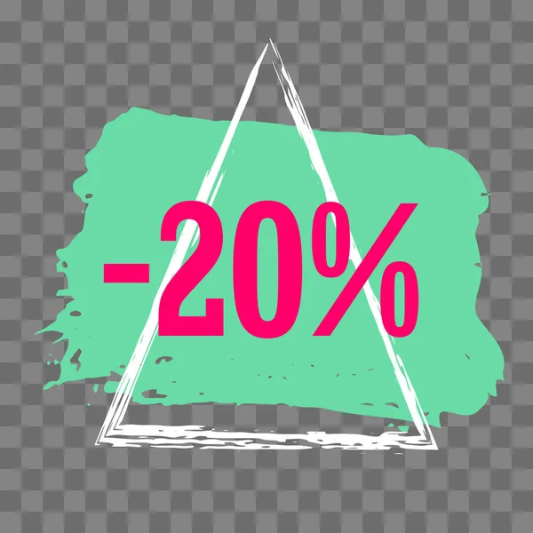 Sale Discount Banner — Stock Vector