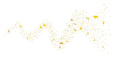 Altın parıltılı yıldız. 