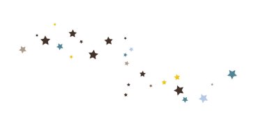 Soyut uçan konfeti.